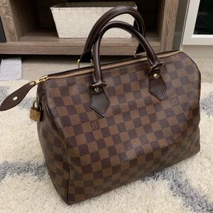Louis Vuitton Damier Ebene Speedy 30 AUTHENTIC